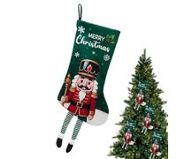 Stocking Ornaments for Christmas Tree - Colgando Gift Bag | Long Leg | 3D Character Design, Spacious Candy Storage, Soft Polyester Fabric, Festive Hanging Accent, Decorative Gift Pouch, For Tree