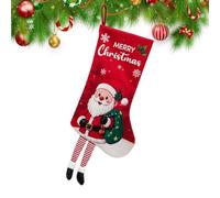 Stocking Ornaments for Christmas Tree - Hanging Gift Bag | Long Leg