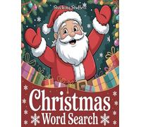 Stocking Stuffers: Christmas Word Search: Large Print Holiday Puzzle Collection with Solutions