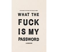 Stocking Stuffers For Adults Men: My Password Logbook For Internet Account - A Fun And Useful Gift For Forgetful Person