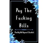 Stocking Stuffers for Adults: Monthly Bill Payment Checklist - Expense and Bill Tracker Notebook - Funny Gifts for Men and Women Who Have Everything