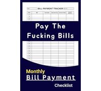 Stocking Stuffers for Men: Bill Tracker Notebook - Monthly Bill Payment Checklist - Funny Gifts for Adults Who Have Everything