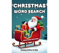 Stocking Stuffers for Men: Christmas Word Search: Cozy Winter Activity Book with Entertaining Christmas Puzzles