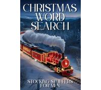 Stocking Stuffers for Men: Christmas Word Search: Holiday Puzzle Book with Solutions for All Ages