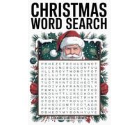 Stocking Stuffers for Men: Christmas Word Search: Over 100 Hard-Level Puzzles with Solutions, Holiday Activity Book for Adults