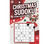 Stocking Stuffers for Teens: Christmas Sudoku: Over 100 Medium Holiday Brain Games, Fun Puzzle Book with Solutions for Boys and Girls