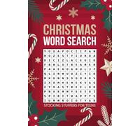 Stocking Stuffers for Teens: Word Search: 100 Holiday Brain Games for Boys & Girls, Christmas Puzzle Book with Solutions