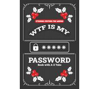 Stocking Stuffers For Women: Password Book, A-Z Alphabetical Organizer with Tabs for Her, Christmas Gift Idea for Adults