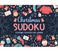 Stocking Stuffers for Women: Sudoku: 3 Difficulty Levels from Easy to Hard, Christmas Activity Book for Women