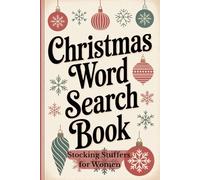 Stocking Stuffers for Women: Word Search Book: 100 Fun Christmas Puzzles with Answers for Her