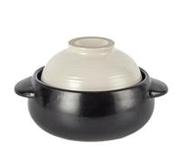 Stockpot - Olla de cerámica japonesa retro pequeña para el hogar, olla pequeña de tierra, resistente a altas temperaturas, olla de sopa de arroz, fideos