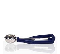STÖCKEL 040250 - Cuchara para helado (1/050 L, diámetro 43 mm, acero inoxidable con mango de plástico), color azul