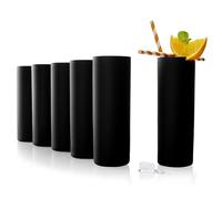 Stölzle Lausitz abotinado High Ball Cristal Negro Mate 6 personas set