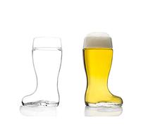 Stölzle Lausitz Botas de cerveza 500 ml, juego de 2, vasos elegantes, aptos para lavavajillas, cristal sin plomo, resistente