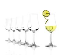 Stölzle Lausitz Classic Copas para Destilados Set de 6, 185 ml - Vasos de Alta Calidad para Aguardientes, Ron, Jerez y Licores - Elegantes Copas Digestivo de Cristal sin Plomo - Apto para Lavavajillas