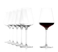 Stölzle Lausitz Copas de Bordeaux Quatrophil Set de 6, 645 ml - Elegantes Copas de Vino Tinto Ideales para Bordeaux - Aptas para Lavavajillas y Resistentes a Golpes