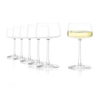 Stölzle Lausitz Copas de Champagne Power Set de 6, 275 ml - Elegantes Copas de Cristal para Champagne, Cava & Prosecco - Aptas para Lavavajillas