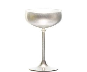 Stölzle Lausitz Copas de Champán Elements Plata Set de 6 - 230 ml Elegantes Copas de Cristal para Champagne y Prosecco - Aptas para Lavavajillas y Resistentes - Fabricación Alemana Premium
