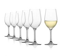 Stölzle Lausitz Copas de Vino Blanco Classic Set de 6, 370 ml - Ideales para Vinos Blancos con Cuerpo & Tintos de Cuerpo Medio - Elegante Copa de Vino Blanco de Cristal - Apto para Lavavajillas