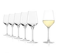 Stölzle Lausitz Copas de Vino Blanco Revolution Juego de 6, 365 ml - Copas para Vinos Blancos Intensos & Tintos Medios - Cristal - Apto para Lavavajillas & Fabricado en Alemania
