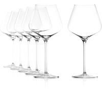 Stölzle Lausitz Copas de Vino de Borgoña Quatrophil Set de 6, 710 ml - Copas de Vino Tino para Borgoña y Pinot Noir - Copas para una Óptima Liberación de Aroma - Resistentes a Lavavajillas y Golpes