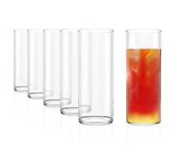Stölzle Lausitz Copas Longdrink Kyoto Bar Set 6, 465 ml - Copas Elegantes para Cócteles, Agua, Jugos - Cristal Resistente a Golpes, Apto para Lavavajillas - Ideal para Día a Día y Ocasiões Especiales