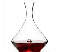 Stölzle Lausitz Decantador Fire Vulkanos soplado a mano 0,75 litros / vino tinto decantador con aspecto especial / decantador de vino para desplegar los aromas y presentaciones elegantes