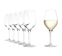 Stölzle Lausitz Copas de Vino Blanco Exquisit Set de 6 350 ml - Cristal Premium para Vinos Blancos Robustos - Elegantes y Resistentes, Aptas para Lavavajillas, Hecho en Alemania