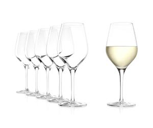 Stölzle Lausitz Exquisit Copa Agua-Vino 350 ml, Cristal, Transparente, 8x8x20.3 cm, 6 Unidades