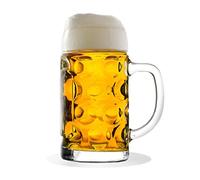 Stölzle Lausitz ISAR Jarra medidora de 0,5 l, jarra de cerveza I 2 unidades