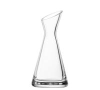 Stölzle Lausitz Jarra Schräghals One for All 125 ml - Jarra de cristal soplado a mano para agua zumo leche y vino - Artesanal elegante apta para lavavajillas - Fabricada en Alemania con diseño moderno