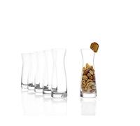 Stölzle Lausitz Jarra Universal 6 unidades de 125 ml - Mini Jarra de Cristal sin Plomo para Agua Zumo Leche o Licores - Diseño Elegante y Duradero - Apta para Lavavajillas - Hecha en Alemania