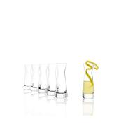 Stölzle Lausitz Jarra Universal Set de 6 - Mini Decantadores de Cristal 40 ml para Agua Zumo Leche y Licores - Elegante Cristalería sin Plomo - Apto para Lavavajillas - Hecho en Alemania