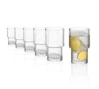 Stölzle Lausitz Juego de 6 vasos universales Berlín, 313 ml, elegantes vasos de cóctel de cristal, versátiles vasos de agua para zumo, licores y bebidas largas, aptos para lavavajillas, fabricados en
