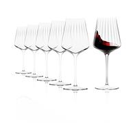 Stölzle Lausitz Symphony - Juego de 6 copas de vino tinto burdeos, grandes abombadas, grandes copas de vino