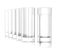 Stölzle Lausitz Vasos de Agua New York Bar Set de 6, 260 ml - Elegantes Vasos para Agua, Zumo & Cócteles - Cristal de Alta Calidad - Apto para Lavavajillas & Resistente a Golpes