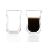 Stölzle Lausitz vasos de café y vasos de té Coffee 'n More, 230 ml, talla L, Juego de 2, taza térmica, para bebidas calientes y frías, soplado artesanalmente, aislantes, apto para lavavajillas