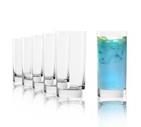 Stölzle Lausitz Vasos de Cerveza New York Bar Set de 6 (510 ml) - Elegantes Copas de Cerveza de Cristal - Ideales para Pils, Lager y Cerveza Artesanal - Diseño Sofisticado y Espuma Perfecta