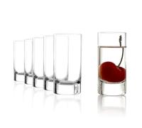 Stölzle Lausitz Vasos de Chupito New York Bar Set 6 uds 55 ml - Elegantes Vasos de Licor de Cristal Premium para Grappa, Limoncello & Digestivos - Resistentes, Lavables en Lavavajillas