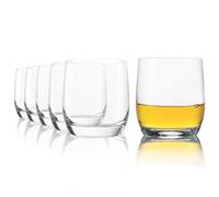 Stölzle Lausitz Vasos de Whisky D.O.F. Weinland Set de 6, 350ml - Vasos de Cristal Elegantes - Resistentes a Golpes y Lavavajillas, Perfectos para Whisky, Bourbon y Cócteles, Made in Germany