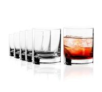 Stölzle Lausitz Vasos de Whisky New York Bar Set de 6 - 190 ml - Vasos de Cristal sin Plomo para Whisky, Bourbon y Cócteles - Vasos Tumbler de Alta Calidad - Apto para Lavavajillas