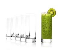 Stölzle Lausitz Vasos Long Drink New York Bar Set de 6, 405 ml - Vasos Elegantes para Cócteles, Agua y Zumos - Cristal de Alta Calidad - Apto para Lavavajillas y Resistente a Golpes