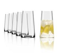 Stölzle Lausitz Vasos Longdrink Power Set de 6, 460 ml - Elegantes Vasos Highball para Cócteles, Agua & Zumo - Vasos de Cristal de - Aptos para Lavavajillas y Resistentes