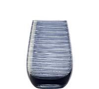 Stölzle Lausitz Vasos Twister Gris Humo Set de 6 - 465 ml - Vasos de cristal sin plomo para agua zumo y cócteles - Resistentes a golpes y aptos para lavavajillas - Diseño moderno hecho en Alemania