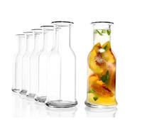 Stölzle Oberglas Juego de 6 jarras de la serie Purity de 500 ml, jarra de agua, jarra de cristal para bebidas espirituosas, jarra de leche de cristal, resistente a la rotura y apta para lavavajillas