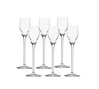 Stölzle Lausitz Copas de Licor Quatrophil Set de 6, 65 ml - Elegantes Vasos para Licores y Destilados - Grappa Cristal de Alta Calidad Alemana, Apto para Lavavajillas y Resistente a Golpes
