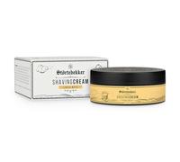 Störtebekker Crema de afeitar premium para hombres de madera de sándalo, protección y cuidado para todos los tipos de piel, espuma de afeitar para hombres con aloe vera, afeitado suave y liso sin
