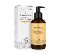 Störtebekker® Premium Gel de afeitar para la preparación del afeitado - Afeitado clásico - 180 ml Gel de afeitar transparente para hombres con aroma a sándalo - Calmante y refrescante (sándalo)