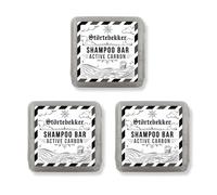 Störtebekker® Premium Shampoo Bar Active Carbon | Champú sólido para hombre y mujer con carbón activo | Jabón de ducha 3 en 1 para hombres | Cuidado intensivo para el cabello y el cuero cabelludo