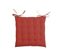 Stof - Cojín de Silla - Talla 40 x 40 cm - 100% algodón - Color Terracota - Modelo Duo Cómodo y Elegante - Fácil de Limpiar